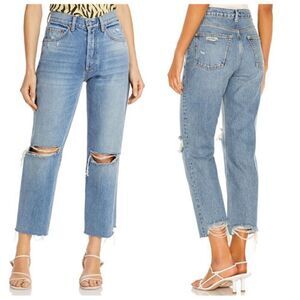 Boyish The TOMMY Womens Jeans Sz 28 Highrise Straight in GREAT DICTATOR